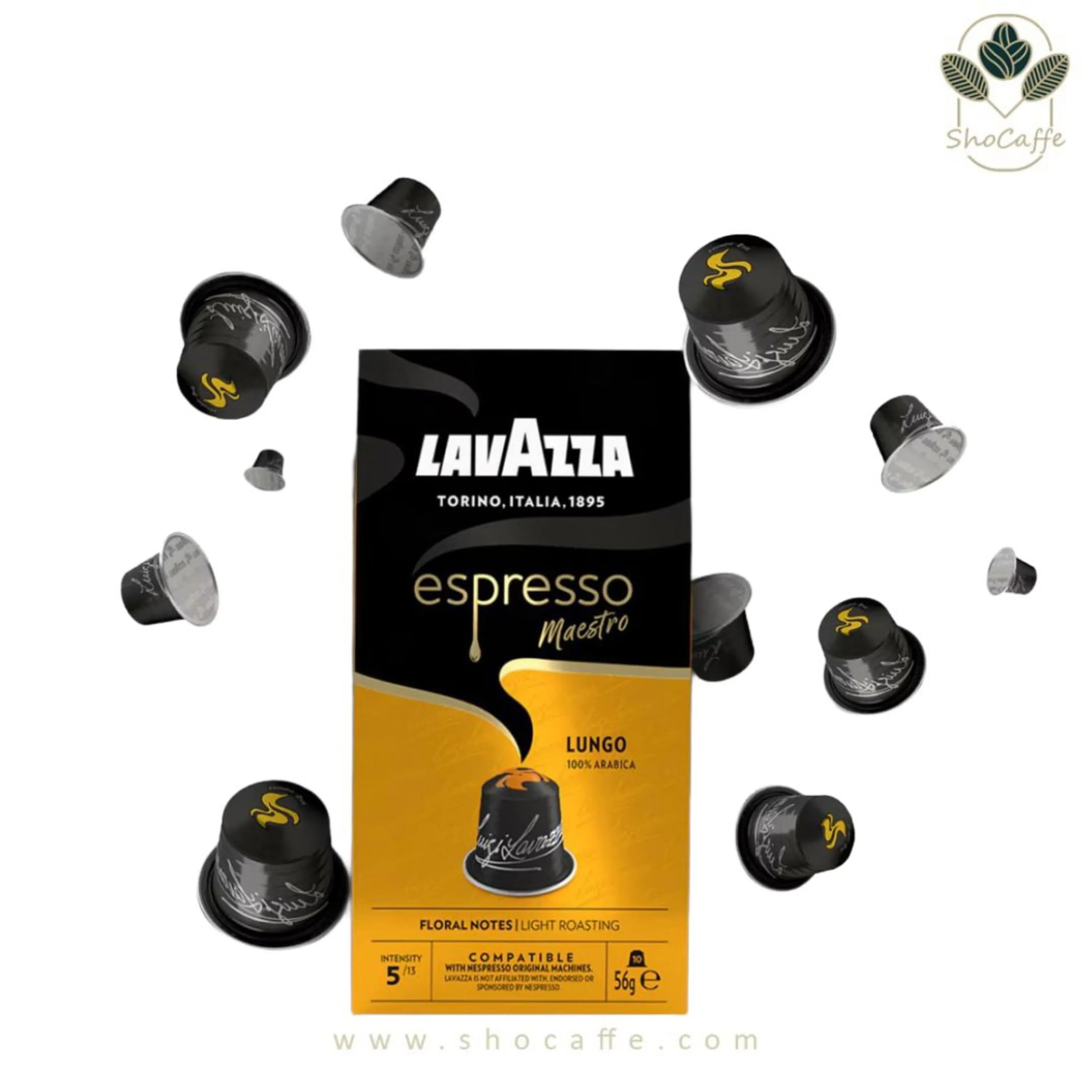 کپسول قهوه نسپرسو لاوازا مدل ماسترو لانگو Espresso Maestro Lungo